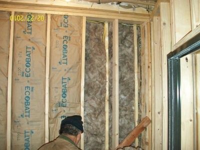 Second layer of R-19 in the inner walls 3-3-10.jpg
